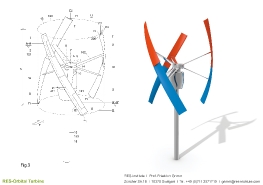 Turbine mit einem Wendeflügel_2