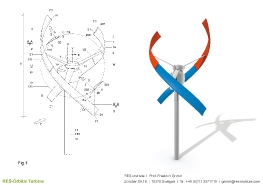 Turbine mit einem Wendeflügel_1